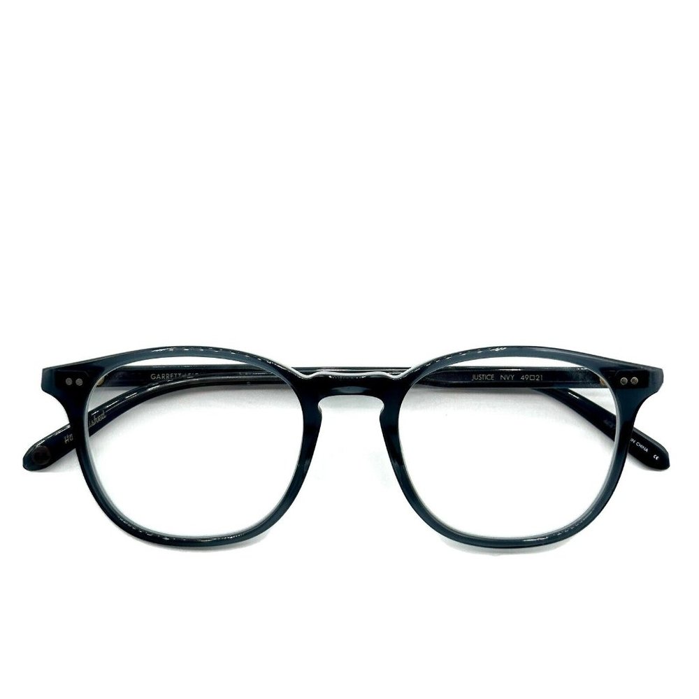 Garrett Leight GLCO Unisex Justice Color Navy Eyeglasses New 